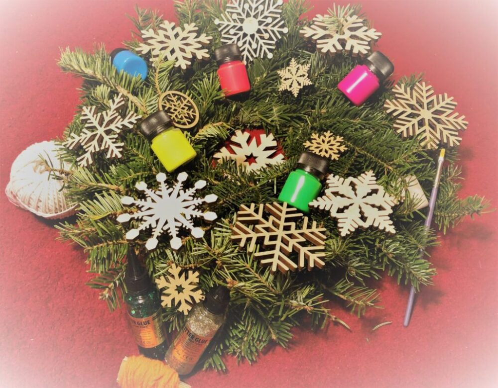 Kit pentru un Crăciun Personalizat - Stele din Lemn - imagine 2