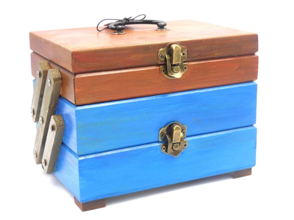 Cutie de Bijuterii sau pentru Cusut Hand-Made - PsyFestival - imagine 4