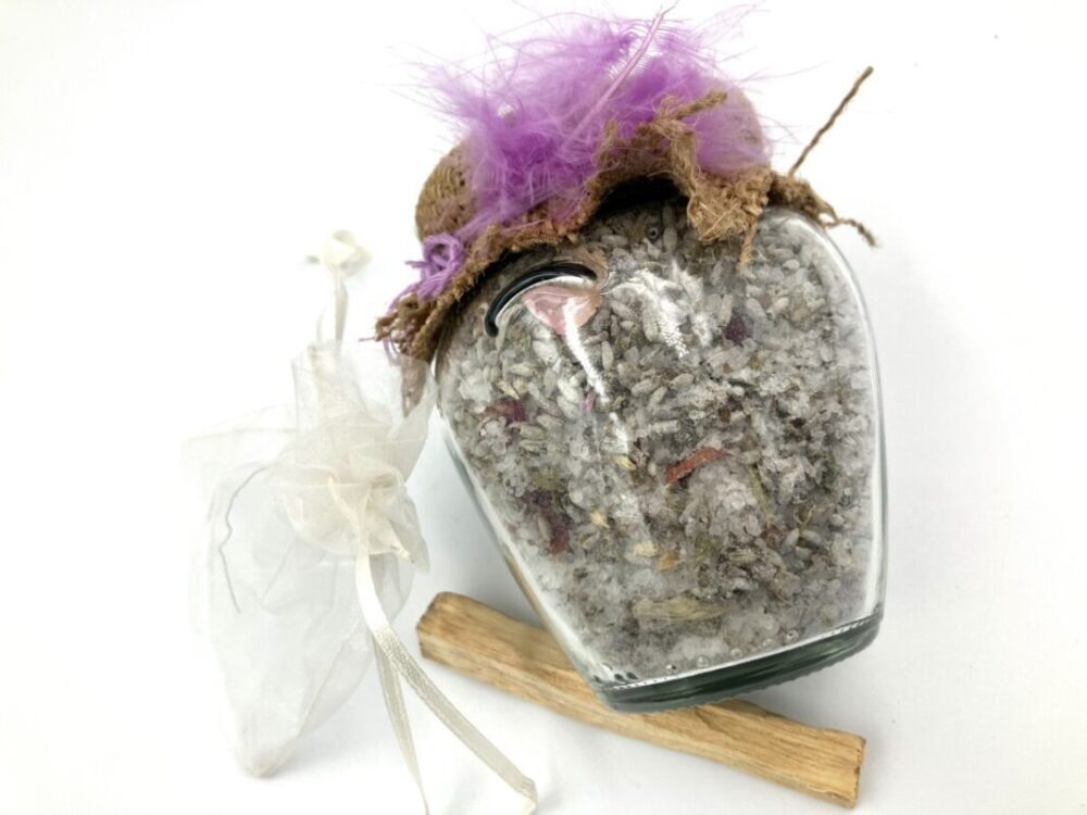 Sare de baie cu lavandă și trandafiri - imagine 4